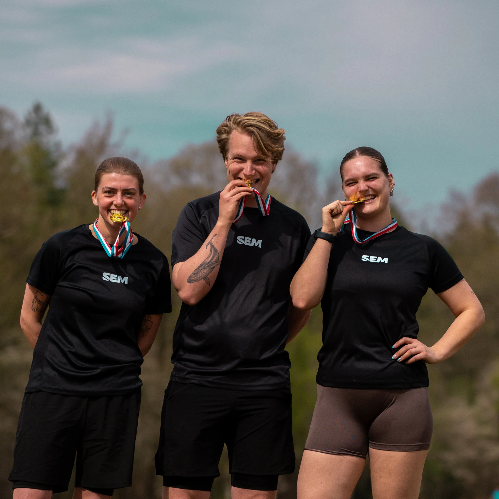 Onze sportiefste SEM'ers tijdens sport evenement. 
