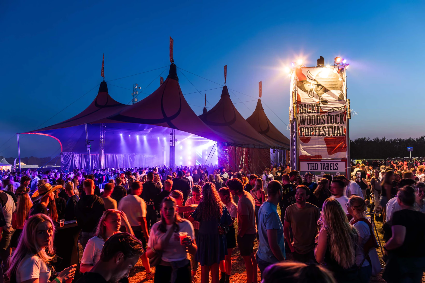 SEM techische productie tijdens het Dicky Woodstock Festival